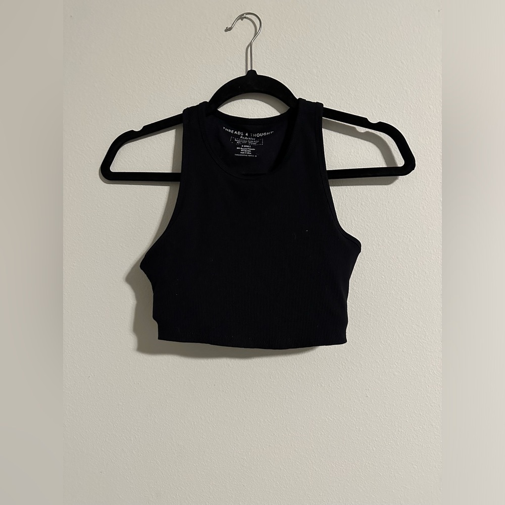 ~{ Black Sports Bra }~